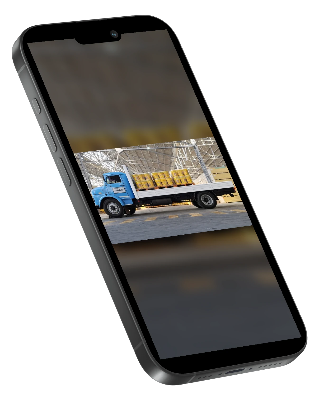 Sitio de Transportes Verano en celular